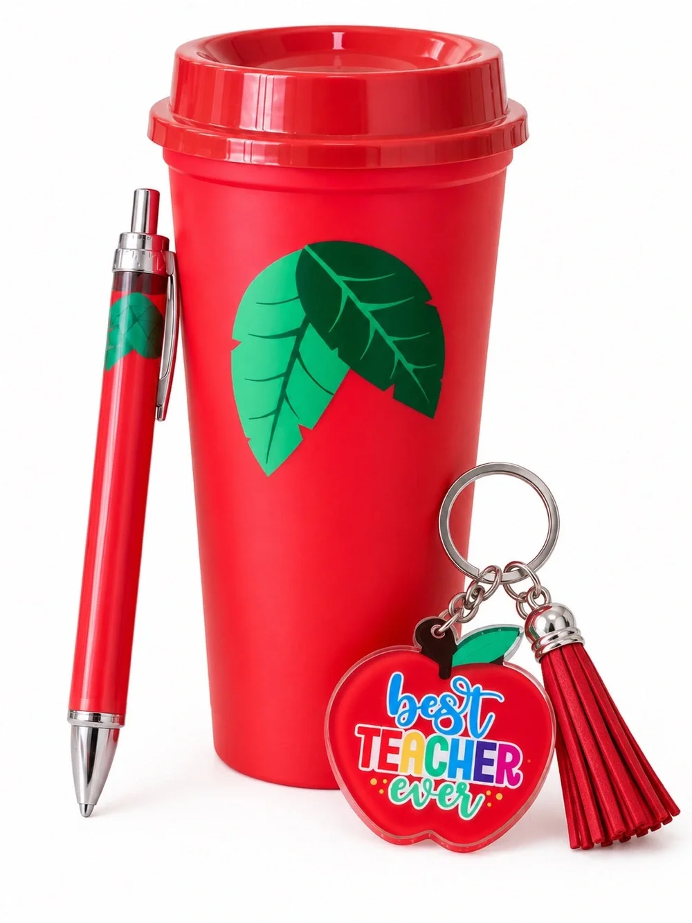 Teacher Appreciation Gift Bundle | Tumbler, Pen, Keychain & More